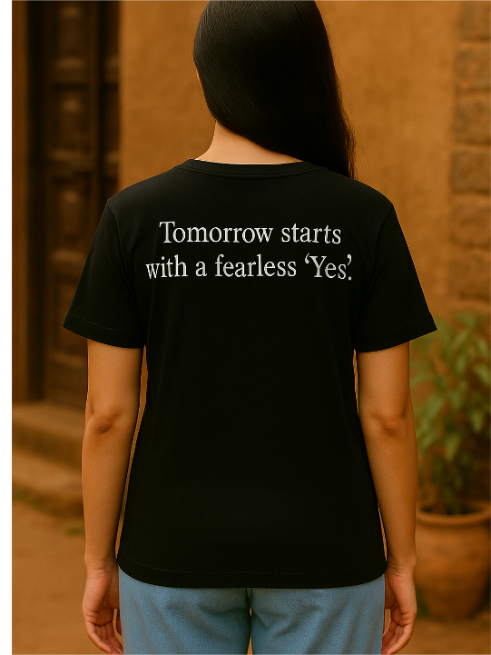 Fearless Unisex Pure Cotton T-Shirt