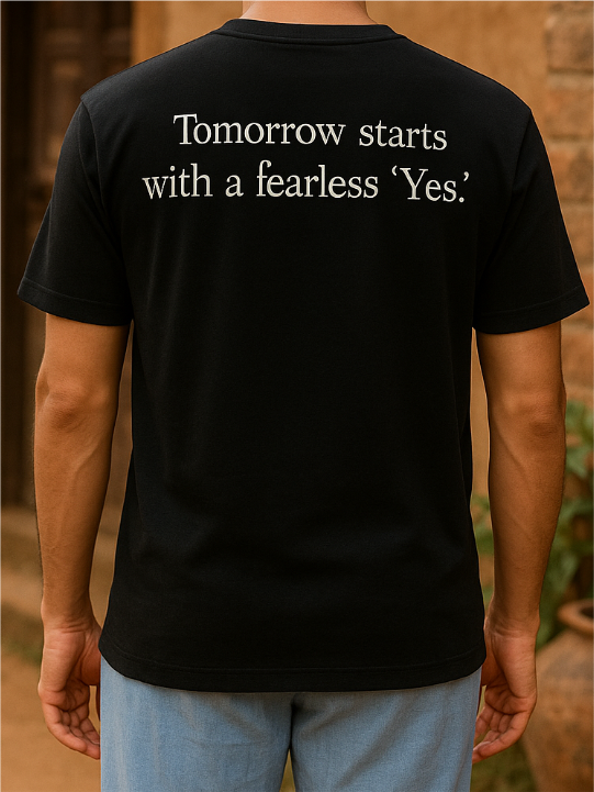 Fearless Unisex Pure Cotton T-Shirt